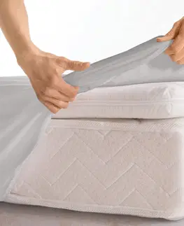 Prostěradla Napínací prostěradlo na polohovací postele, polyester-bavlna, hloubka rohů 26 cm