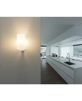 Moderní nástěnná svítidla SLV BIG WHITE QUADRASS Indoor, nástěnné svítidlo, E27, bílé 1003431