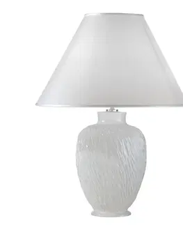 Stolní lampy austrolux Stolní lampa Chiara z keramiky, v bílé, Ø 40 cm