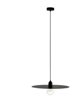 Industriální závěsná svítidla FARO PLAT závěsná lampa, černá