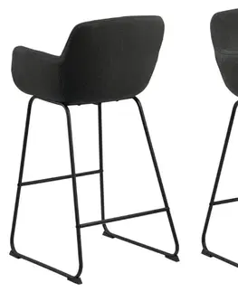 Barové židle Actona Barová židle Lisa tmavě šedá