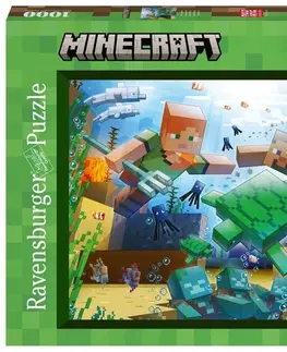 Hračky puzzle RAVENSBURGER - Minecraft 1000 dílků