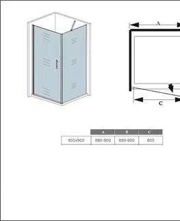 Sprchové vaničky H K Obdélníkový sprchový kout MELODY D1 80x100 cm s jednokřídlými dveřmi včetně sprchové vaničky z litého mramoru SE-MELODYD180100/THOR-10080