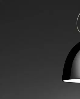 LED stropní svítidla Artemide NUR MINI GLOSS LED C černá A246610