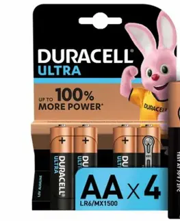 Jednorázové baterie Baterie Duracell AA Ultra Power alkalická 1,5V 5000394062573