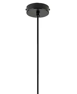 Moderní závěsná svítidla Rabalux závěsné svítidlo Dvora E27 1x MAX 40W matná černá 72021