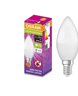 LED osvětlení Osram LED Antibakteriální žárovka B40 E14/4,9W/230V 4000K - Osram 
