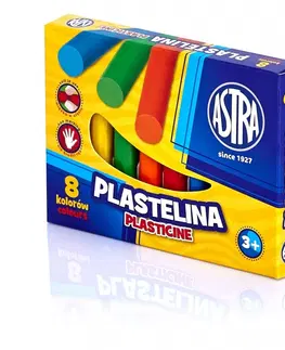 Hračky ASTRA - Plastelína základní 8 barev, 83814902