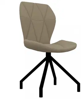 Židle Jídelní židle 6 ks umělá kůže Dekorhome Vínová