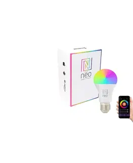 Žárovky  NEO LITE Smart žárovka LED E27 9W RGB+CCT barevná a bílá, stmívatelná, WiFi