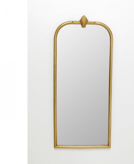 Nástěnná zrcadla KARE Design Nástěnné zrcadlo Window Tower - zlaté, 51x113cm
