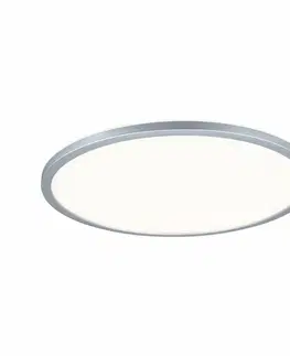 LED stropní svítidla PAULMANN LED Panel 3-krokové-stmívatelné Atria Shine kruhové 420mm 2800lm 3000K matný chrom