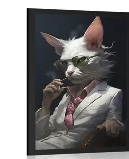Zvířecí gangsteři Plakát zvířecí gangster kočka