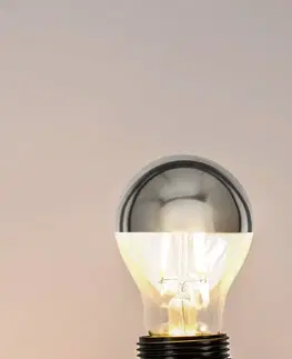 Stmívatelné LED žárovky Lucande E27 3,5W LED žárovka do zrcátka A60, 2700K stříbrná