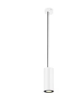 LED lustry a závěsná svítidla SLV BIG WHITE SUPROS 78, závěsné svítidlo, LED, 3000K, kulaté, bílé, čočka 60°, 9 W 133121