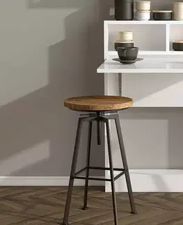 Jídelní stoly Sofahouse Designový skládací stůl Oakley 70 cm bílý