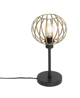 Stolni lampy Designová stolní lampa mosaz - Johanna