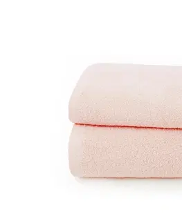 Ručníky Faro Bavlněný ručník Mollis 50x100 cm růžový