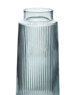 Dekorativní vázy Mondex Skleněná váza Serenite 25 cm nebeská šedá/modrá