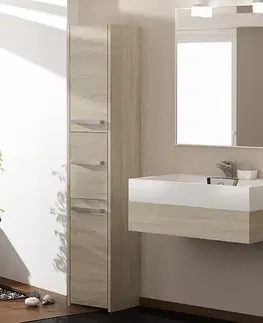 Koupelnový nábytek TP Living Koupelnová skříňka S43 světlý dub