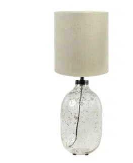 Stolní lampy PR Home PR Home Groove stolní lampa Ø 40cm sklo / len