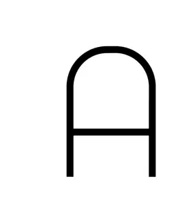 Designová nástěnná svítidla Artemide Alphabet of Light - velké písmeno A 1201A00A