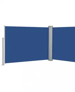 Markýzy Zatahovací boční markýza 100x600 cm Dekorhome Modrá