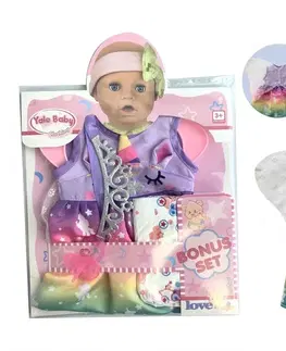 Hračky panenky MAC TOYS - Šaty s křídly a korunku na panenku 40-43 cm