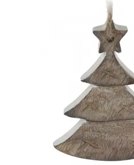 Vánoční dekorace Stromeček závěsný 12cm