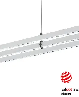 Závěsná světla Performance in Lighting LED závěsné světlo Small Line, senzor, 126cm, bílá