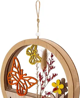 Drobné dekorace Závěsná LED dekorace Motýli na louce
