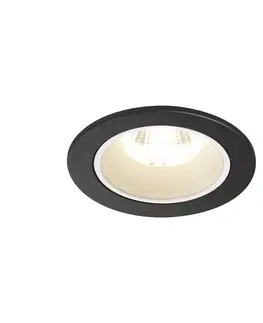 LED podhledová svítidla SLV BIG WHITE NUMINOS DL S vnitřní LED zápustné stropní svítidlo černá/bílá 4000 K 20° včetně listových pružin 1003818