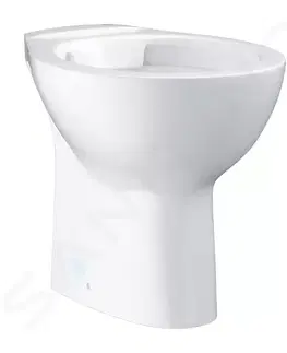 Záchody GROHE Bau Ceramic Stojící WC, Rimless, alpská bílá 39431000