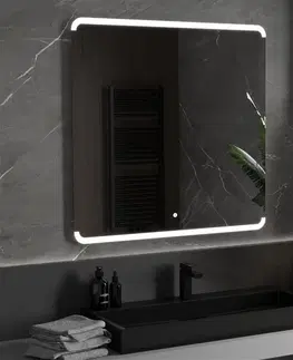 Koupelnová zrcadla MEXEN Nida zrcadlo s osvětlením 100 x 100 cm, LED 600 9806-100-100-611-00
