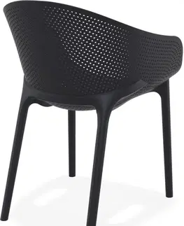 Zahradní židle Zahradní židle Dekorhome Černá