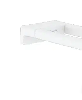Koupelnový nábytek HANSGROHE AddStoris Držák ručníků dvojitý, délka 450 mm, matná bílá 41770700
