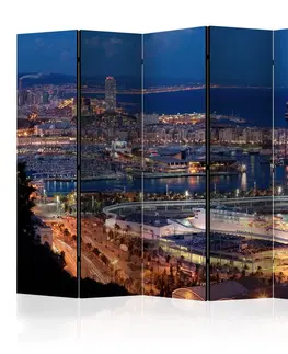 Paravány Paraván Illuminated Barcelona Dekorhome 135x172 cm (3-dílný)