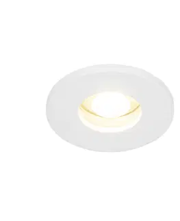 Podhledove svetlo Chytré koupelnové vestavné bodové svítidlo bílé včetně WiFi GU10 - Přístřešek