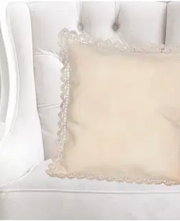 Dekorační polštáře Návlek na polštář, Béžová elegance, béžový, 40 x 40 cm