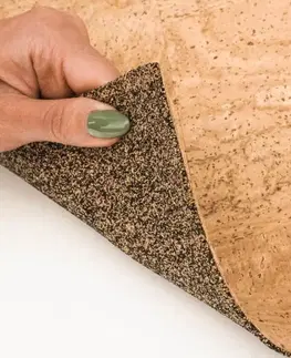 Korkové koberce Korkový koberec pro děti - Zvířátka v zemitých odstínech