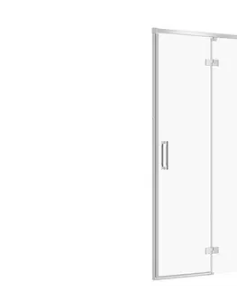 Sprchové kouty CERSANIT Sprchové dveře LARGA chrom 90X195, pravé, čiré sklo S932-116