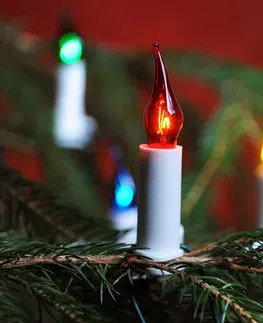 Vánoční dekorace Světelný řetěz Gloria barevná, 16 žárovek