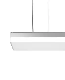 Závěsná světla BEGA RZB Flat Slim+ Přívěsek DALI 43x43cm 41W stříbrná/matná