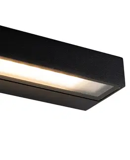 Venkovni nastenne svetlo Moderní nástěnné svítidlo černé včetně LED IP65 - Hannah