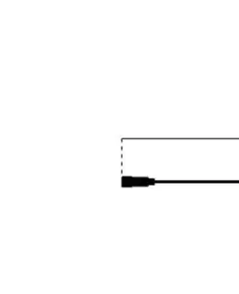 Příslušenství DecoLED Prodlužovací kabel, černý, 1m, IP67 EFX11