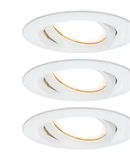 Podhledové světlo Paulmann Paulmann Nova Plus 3 ks LED spot kulatý bílý