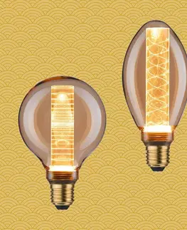 LED žárovky PAULMANN LED Vintage Globe žárovka G95 Inner Glow 4W E27 zlatá s vnitřním kroužkem 286.03 P 28603