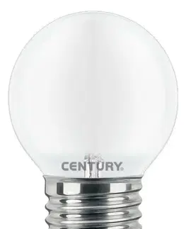LED žárovky CENTURY LED FILAMENT MINI GLOBE SATEN 6W E27 4000K 806Lm 360d 45x72mm IP20 CEN INSH1G-062740