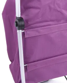 Nákupní tašky a košíky Nákupní taška na kolečkách Malaga, fialová