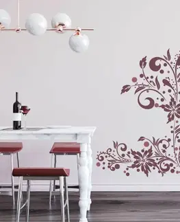 Šablony k malování Šablona na zeď - Květinový ornament